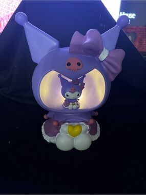 Make me an offer! Kuromi Purple Light-Up Figurine with Yellow Heart